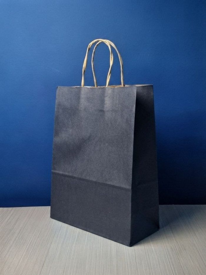 Bolsa Kraft Grande - Azul Marino
