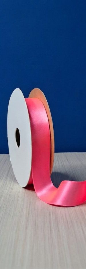 Cinta Raso #5 Rosado Fluorescente 069 Rollo 23mts