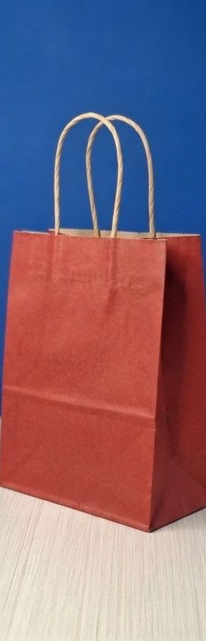 Bolsa Kraft Pequeña - Vinotinto