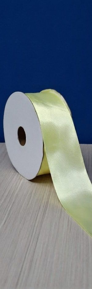 Cinta Raso #9 Amarillo 011 Rollo 23mts