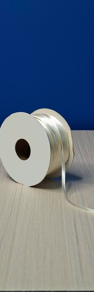 Cinta Raso #0 Crema 003 Rollo 92mts