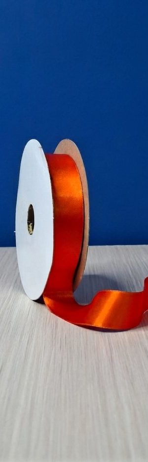Cinta Raso #5 Mandarina 033 Rollo 23mts