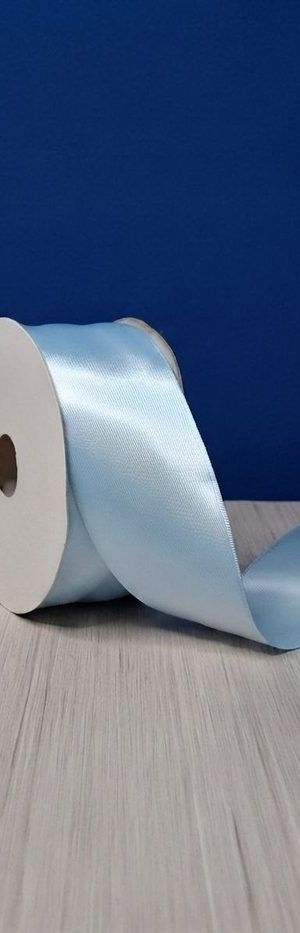 Cinta Raso #12 Azul Cielo 021 Rollo 25mts