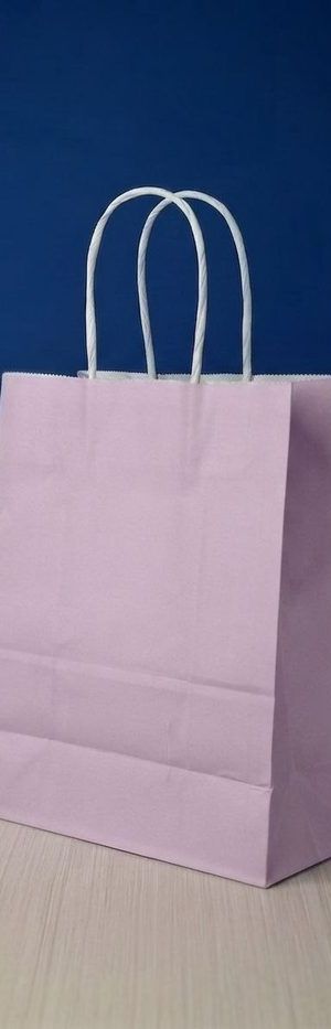 Bolsa Kraft Mediana - Lila Pastel