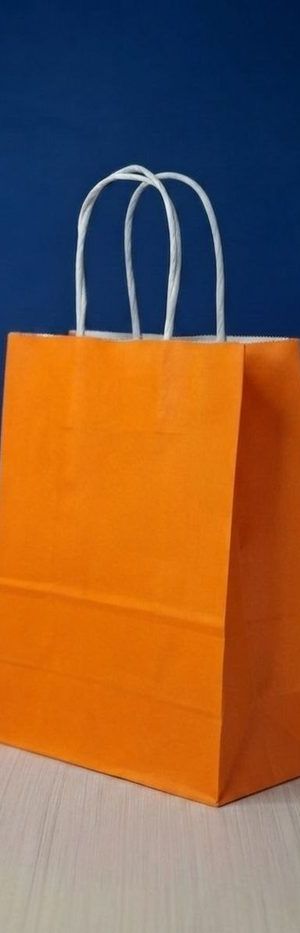 Bolsa Kraft Mediana - Naranja