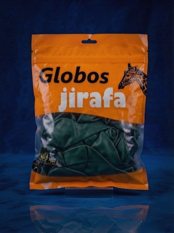 Paquete De Globos Jirafa - R10 Verde Oscuro 50pz