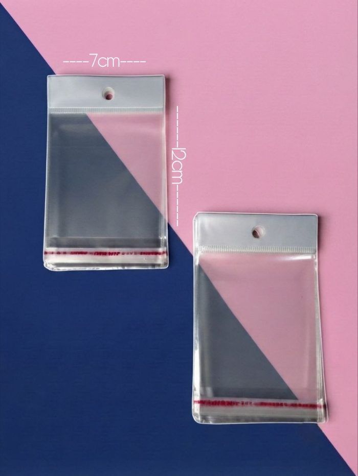 Bolsas Autoadhesivas Con Colgante 7x12cm - 100und