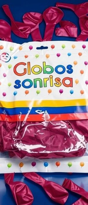 Paquete De Globos Sonrisa - Fucsia Perlado