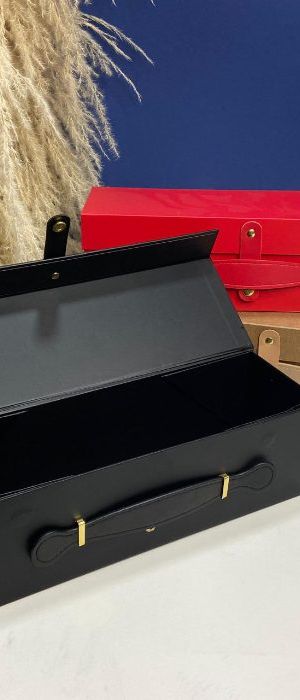 Caja Rectangular Con Broche  (33.5x10.2x10.1cm)