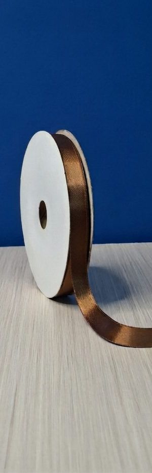 Cinta Raso #3 Marron 052 Rollo 46mts