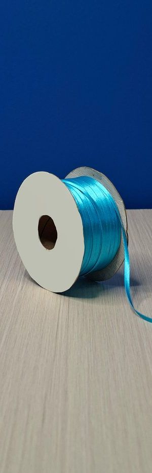 Cinta Raso #0 Azul Electrico 024 Rollo 92mts