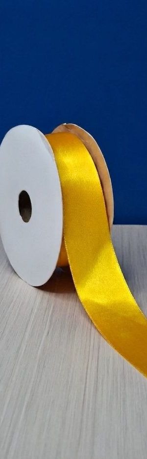 Cinta Raso #9 Amarillo Sol 3-1245938 Rollo 23mts