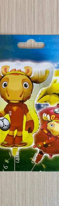 Set De Globos 5pcs Futbol (Mascotas Del Mundial)