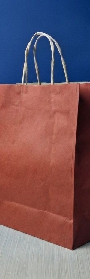 Bolsa Kraft Grande - Vinotinto