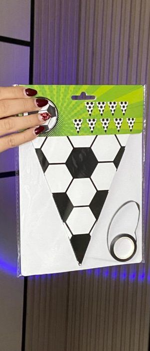 Banderín De Futbol 9pzas  Bft3