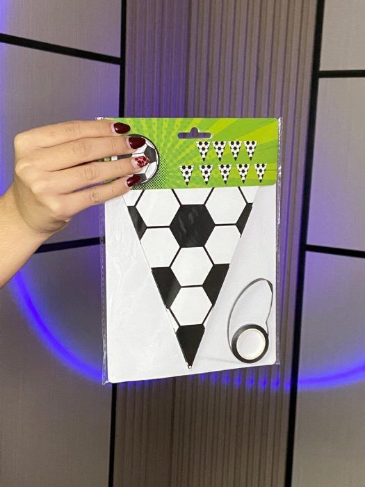 Banderín De Futbol 9pzas  Bft3