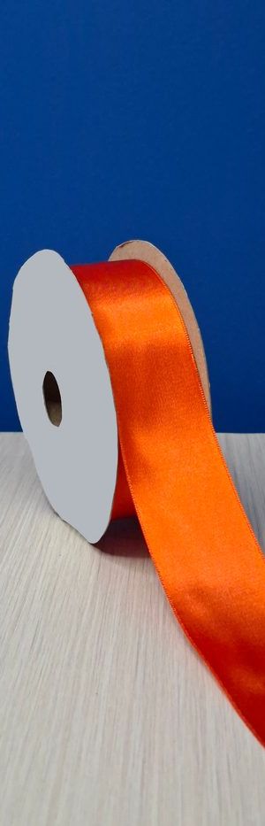 Cinta Raso #9 Mandarina 033 Rollo 23mts