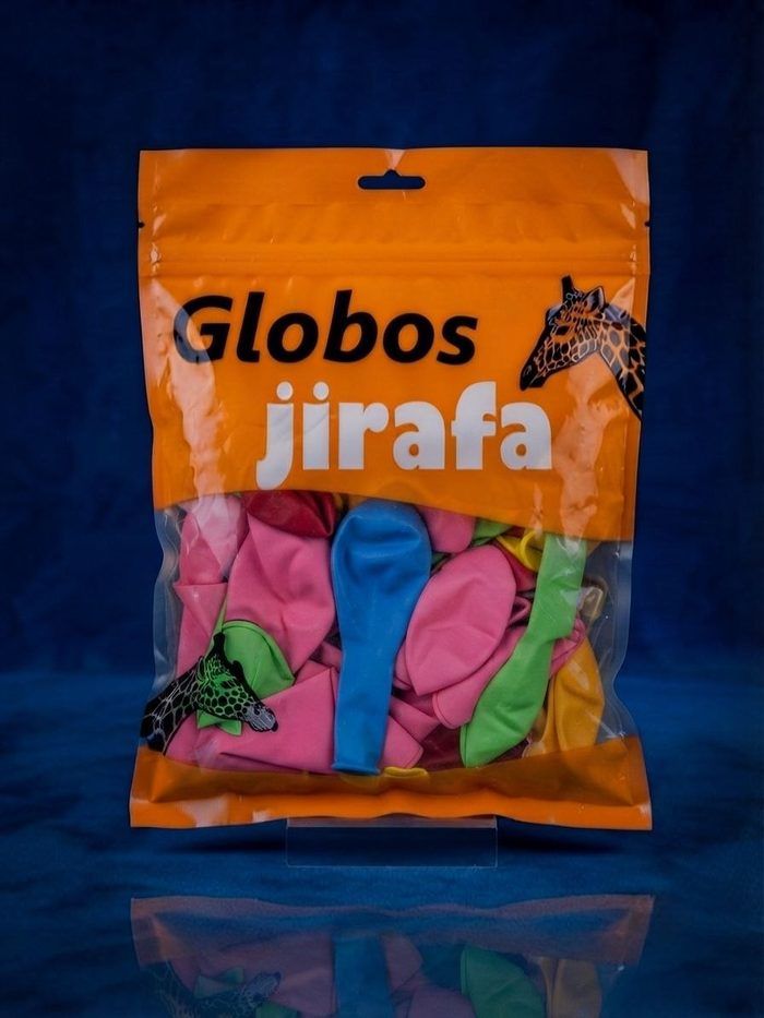 Paquete De Globos Jirafa - R10 Surtido 50pz