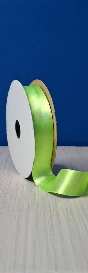 Cinta Raso #5 Verde Citrico 048 Rollo 23mts