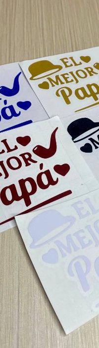 Stickers Del Día Del Padre 10x10cm