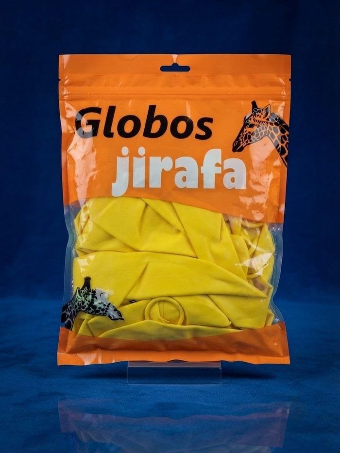Paquete De Globos Jirafa - R36 Amarillo 10pz