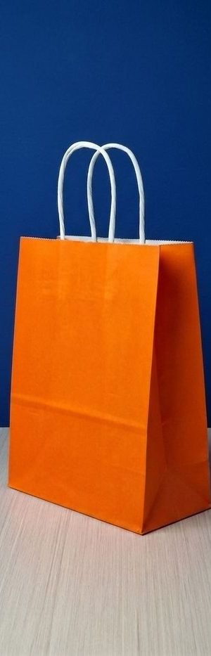 Bolsa Kraft Pequeña - Naranja