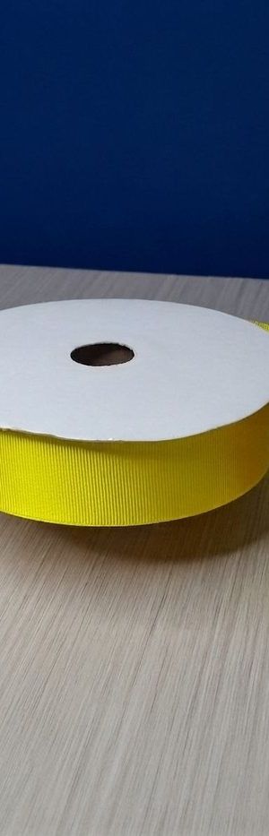 Cinta Gros #9 Amarillo Sol 012 Rollo 46mts