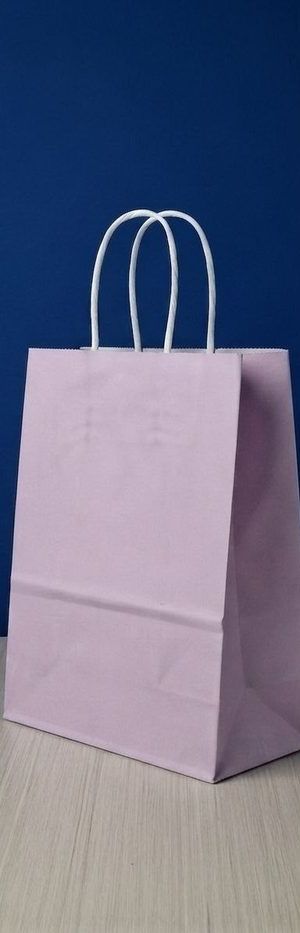 Bolsa Kraft Pequeña - Lila Pastel