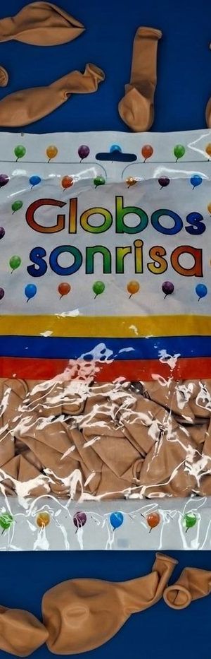 Paquete De Globos Sonrisa - Caramelo