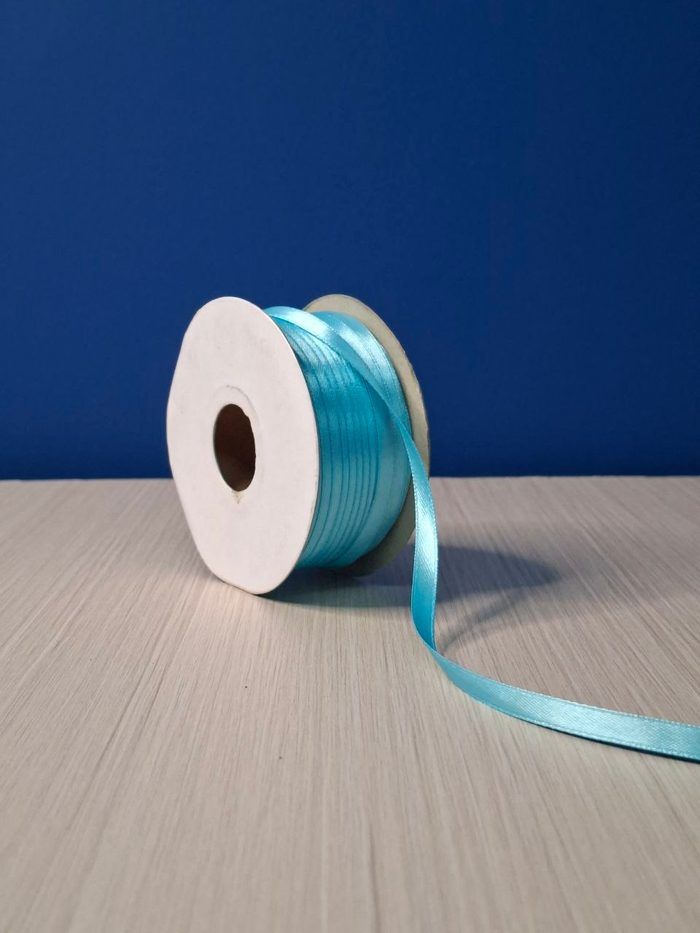 Cinta Raso #1 Azul Electrico 024 Rollo 92mts