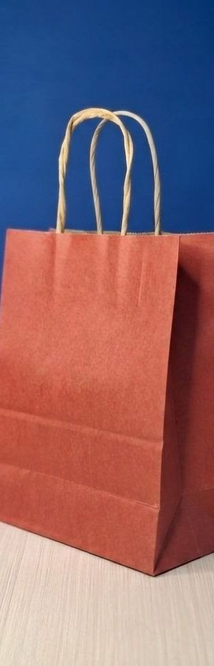 Bolsa Kraft Mediana - Vinotinto