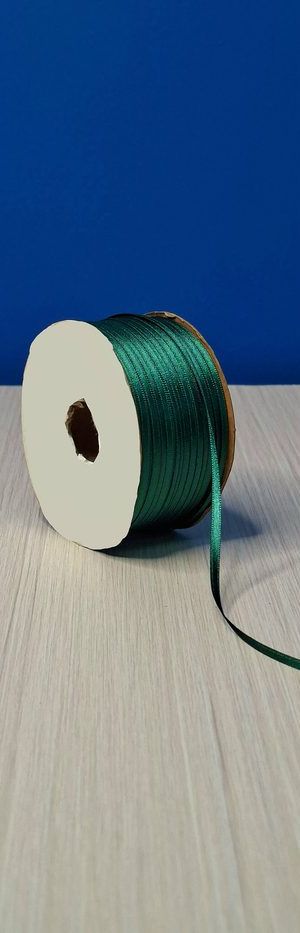 Cinta Raso #0 Verde Musgo 007 Rollo 92mts