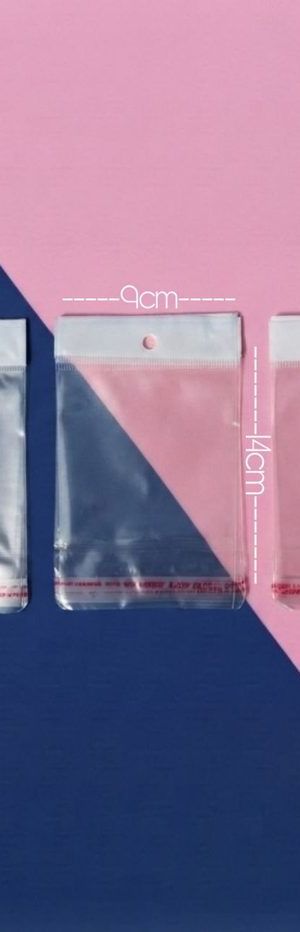 Bolsas Autoadhesivas 9x14cm Con Colgante - 100und