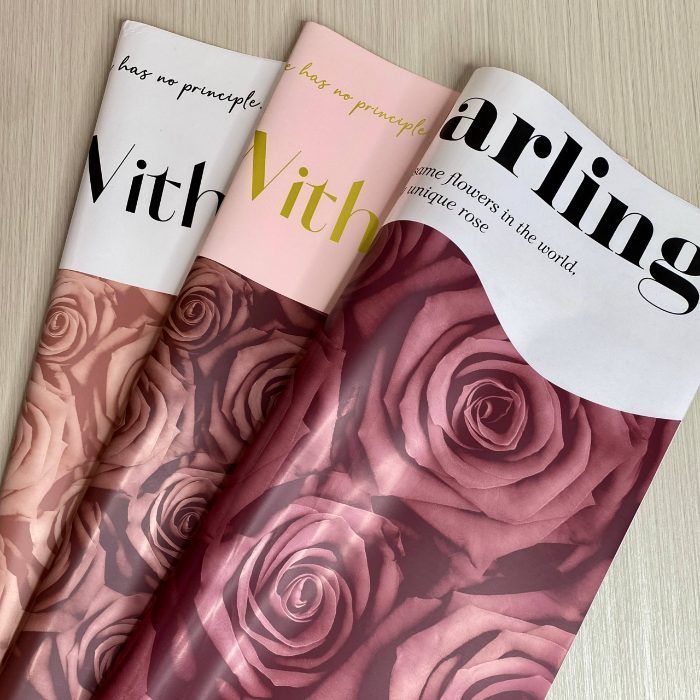 Papel Coreano Estampado Floral