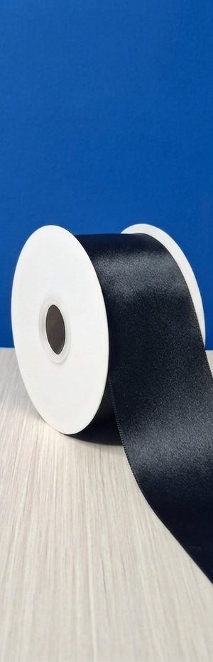 Cinta Raso #22 Negro 070 Rollo 23mts