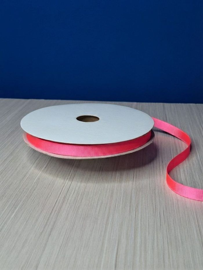 Cinta Gros #2 Rosado Fluorescente 069 Rollo 46mts