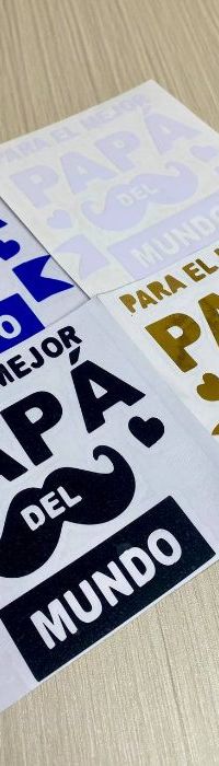 Stickers Del Día Del Padre 10x10cm