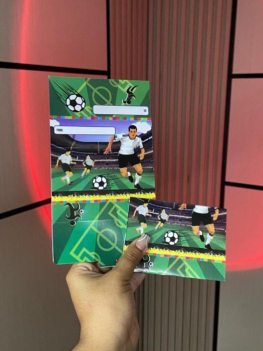 Invitación De Cumpleaños Motivó Futbol