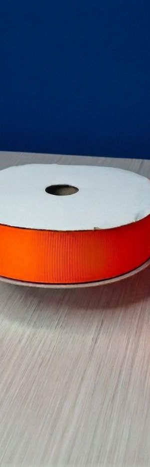 Cinta Gros #9 Naranja Fluorescente 034 Rollo 46mts