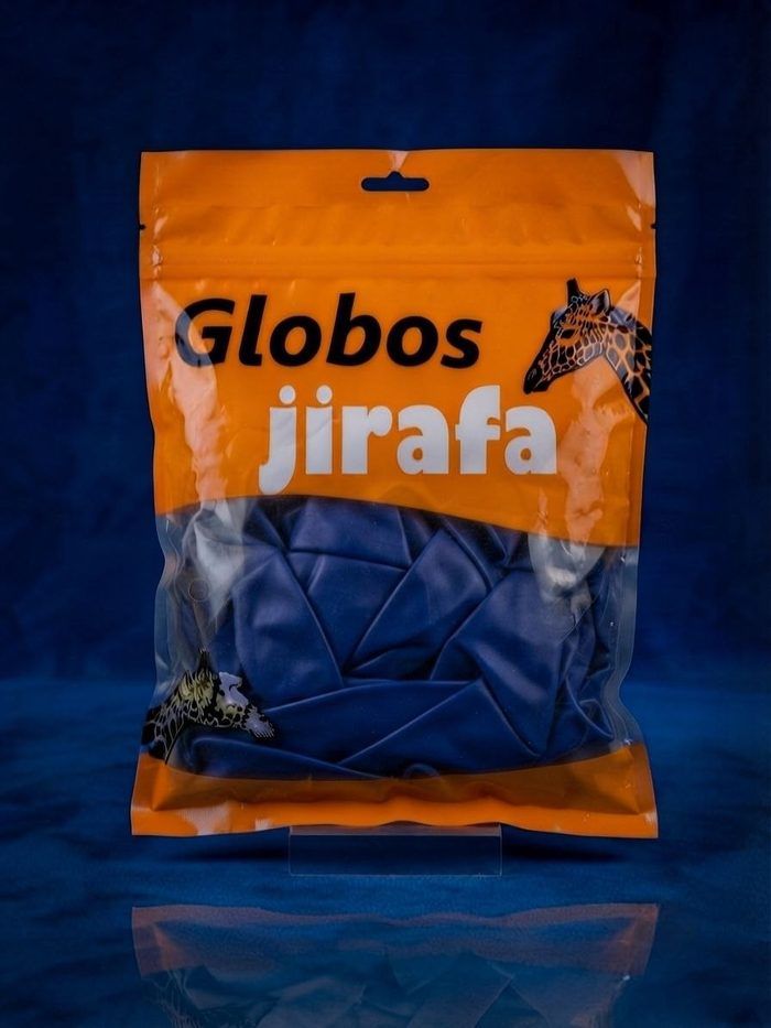 Paquete De Globos Jirafa - R10 Azul Oscuro