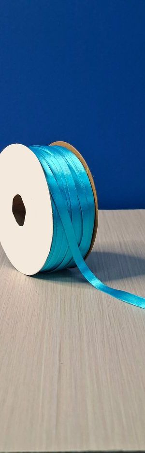 Cinta Raso #1 Azul Electrico 024 Rollo 92mts