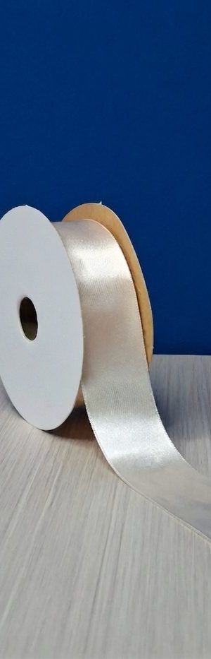 Cinta Raso #9 Crema 003 Rollo 23mts