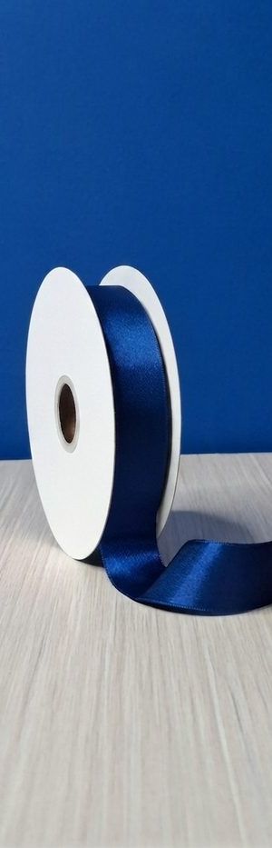 Cinta Raso #5 Azul Marino 026 Rollo 23mts