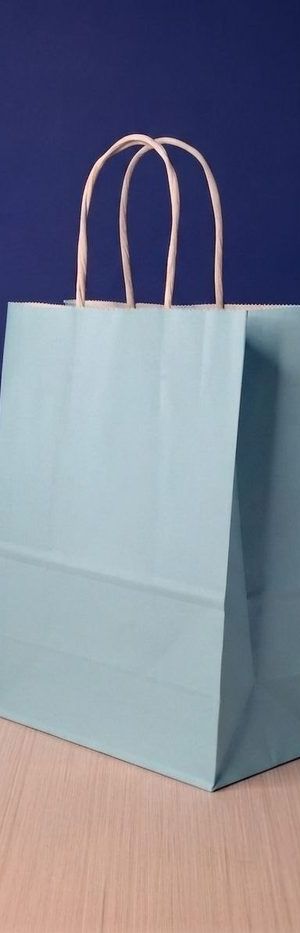 Bolsa Kraft Mediana - Azul Cielo