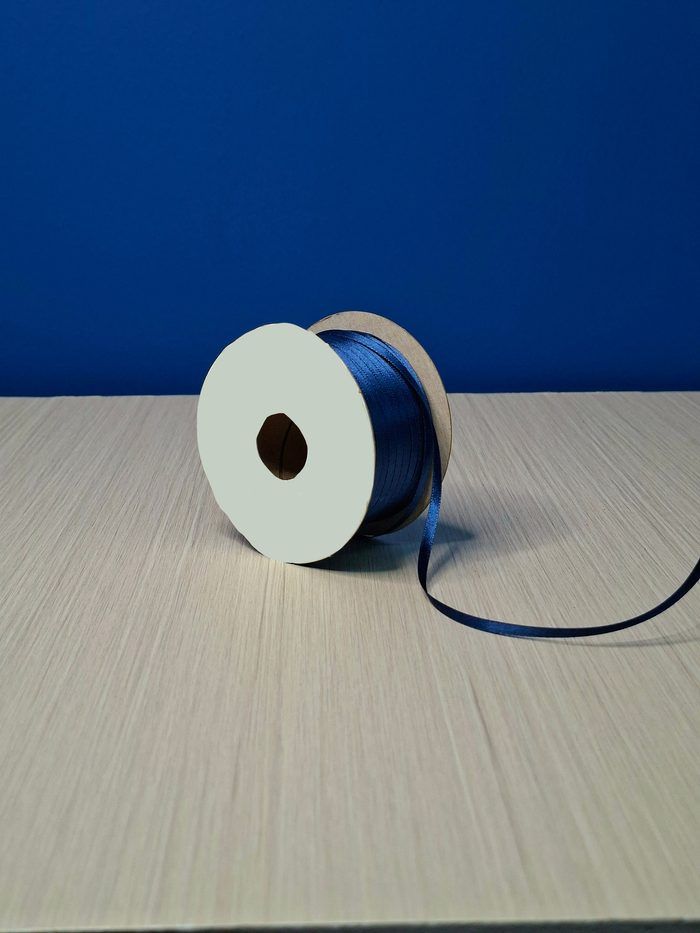 Cinta Raso #0 Azul Marino 026 Rollo 92mts