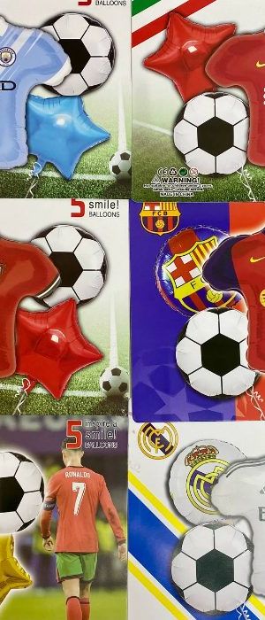 Set De Globos 5pcs Futbol