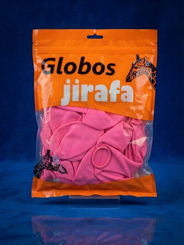 Paquete De Globos Jirafa - R36 Rosado 10pz