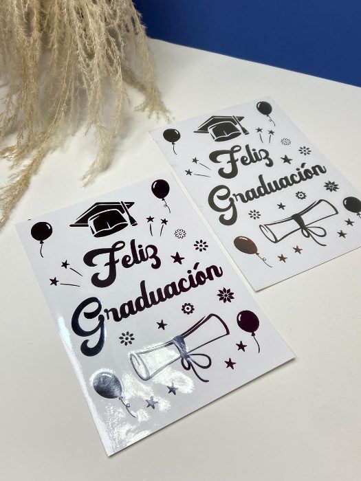 Stikers "feliz Graduacion" Tipo Carta St20-St21