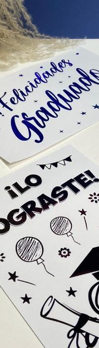 Stikers "feliz Graduacion" Tipo Carta St20-St21