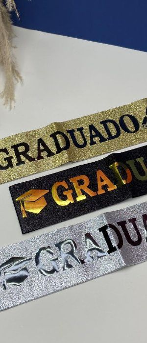 Bandas De Graduacion Escharchada Bang3/Bang4/Bang5